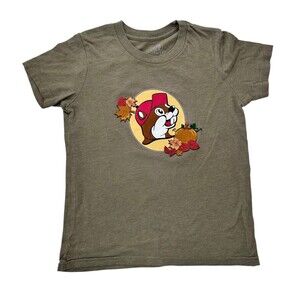 Buc-ee’s Youth Medium Fall T-Shirt Retired Seasonal Gather Together Truck Tee YM